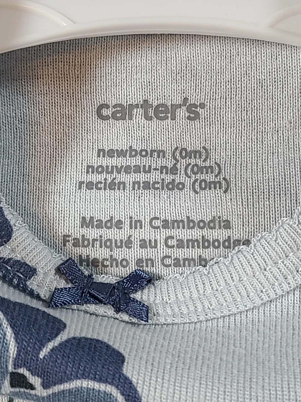 Carter's White and Green Baby 4-Pack One-Pieces
